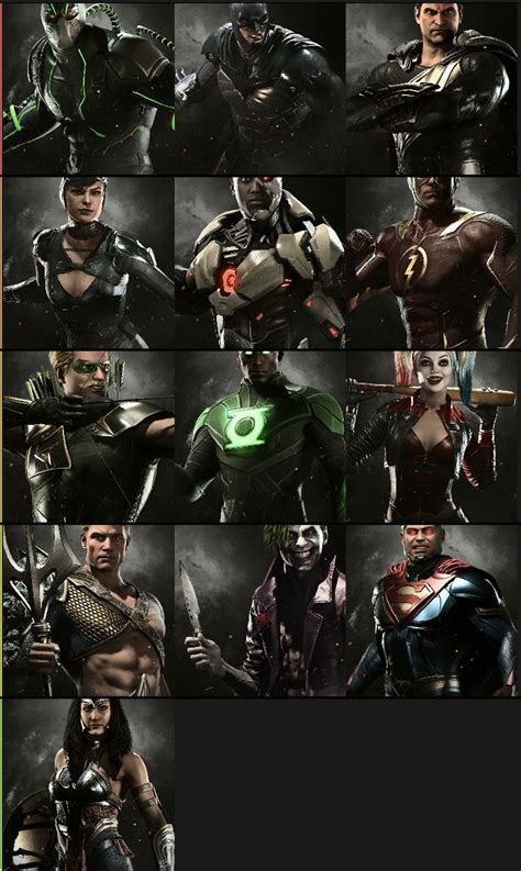 Of the characters who were in both Injustice 1 and 2's rosters, who do ...