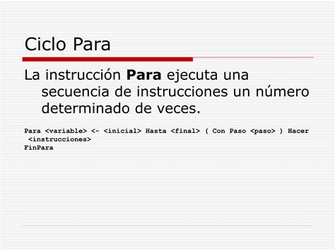 Pseudo Codigo Utilizando Pseint Estructuras Ppt