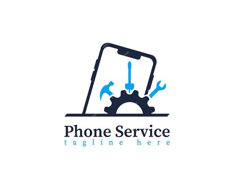 Premium Vector | Smartphone solution and mobile phone repair logo