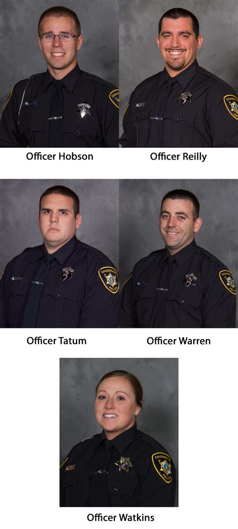 Five Champaign Police Officers Honored by AAIM - City of Champaign