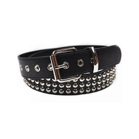 Buy Three Row Studded Grommet Belt