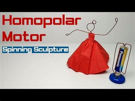 Diy How To Make A Simple Homopolar Motor Spinning Sculpture Bingo