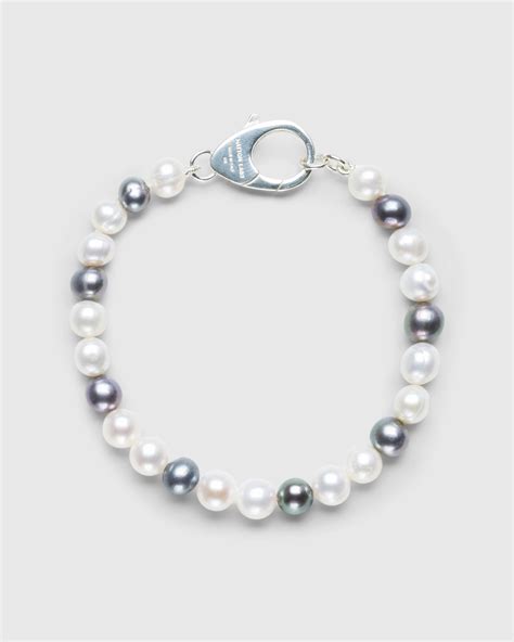 Hatton Labs Pearl Bracelet Silver White Highsnobiety Shop