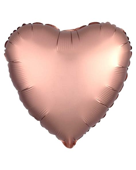 Heart Foil Balloon Rose Gold As A T Idea Horror