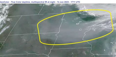 Thick wildfire smoke plume brings unhealthy air quality to Minnesota ...