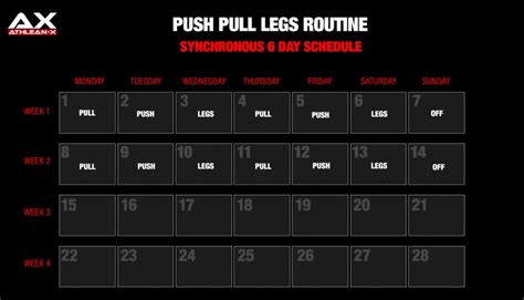 Push Pull Legs Hypertrophy Program Pdf Eoua Blog