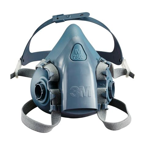 3M 7500 Half Face Respirator Mask For Welding / Flu / Smoke / Fire