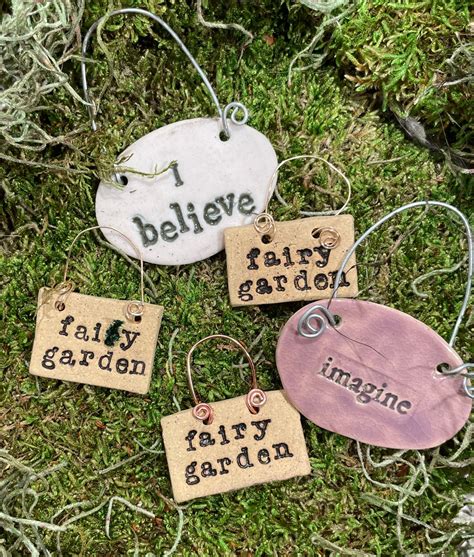 Fairy Garden Signs Outdoor Garden Sign Miniature - Etsy