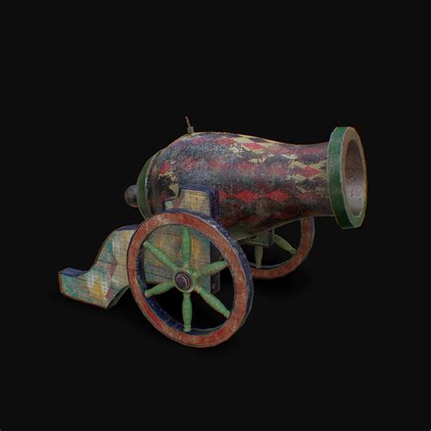 Circus Cannon - 3D Model by 3DMolier_Nk