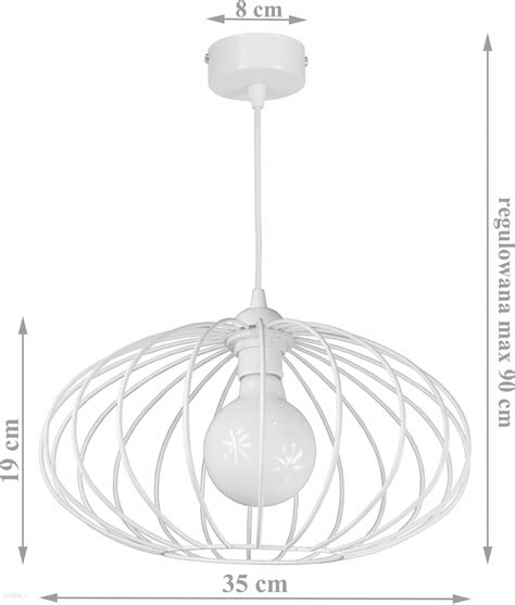 Lampa Wisząca Sufitowa Żyrandol Plafon Druciak Led