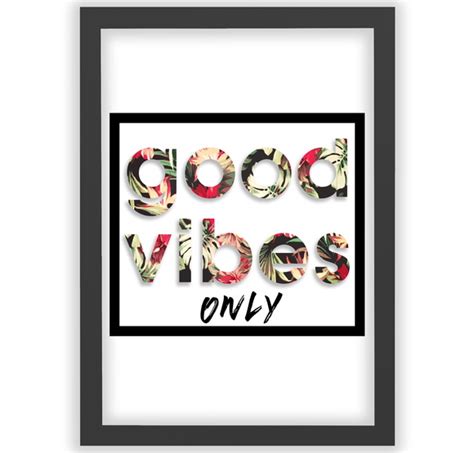 Quadro Good Vibes No Elo7 Itten Casa 8744F4