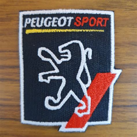 Ecusson brodé Peugeot Sport Auto Peugeot