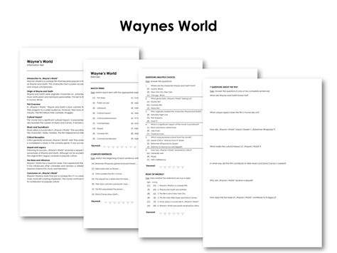 waynes world   teachers