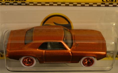 Hot Wheels Camaro Bronze Custom Made With White Real Rider Rubber Wheels Collectors Edition