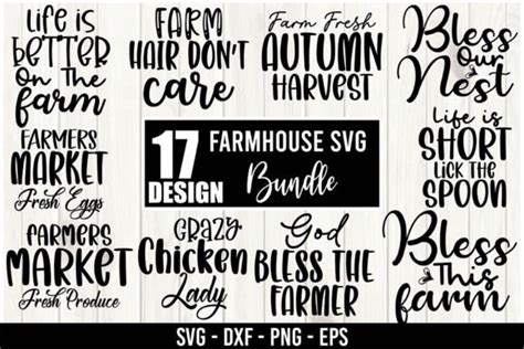 Farmhouse Svg Bundle Graphic By Momenulhossian Creative Fabrica