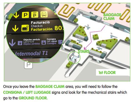 Barcelona Airport Terminal Map