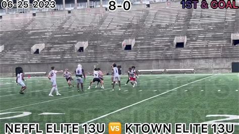 Neffl Elite 13u 🆚 Ktown Elite 13u Youtube