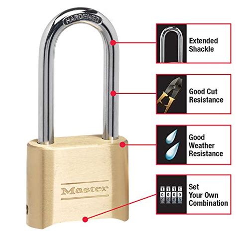 Master Lock Combination Lock Indoor And Outdoor Padlock Set Your Own