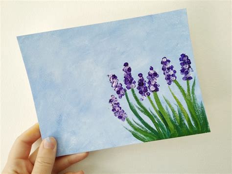 Lavender Flower Painting at PaintingValley.com | Explore collection of Lavender Flower Painting