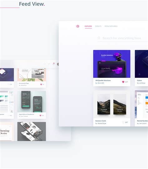 Dribbble Redesign On Behance