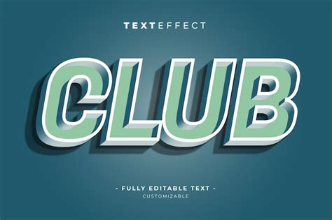 Premium Vector Editable Text And Font Effect Template 3d Style