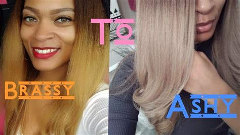 Orange Hair Wella Toner Before And After