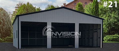 40'x50'x14' Commercial Metal Building - Envision Metal Structures