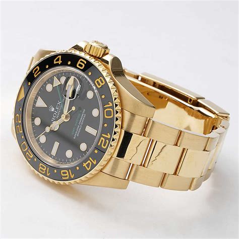 Rolex Gmt Master Ii K Yellow Gold Ln New York Jewelers Chicago