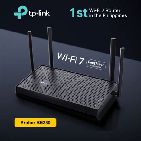 Tp Link Archer Be Be Gbps Dual Band Wi Fi Easymesh