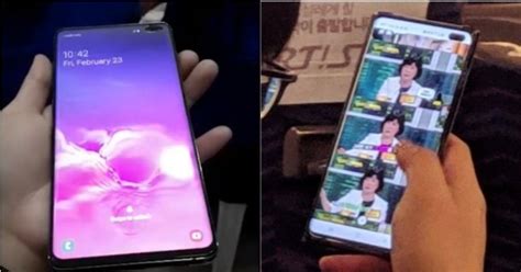 Samsung Galaxy S10 Plus Leak A Hands On Video Reveals A Curious Design