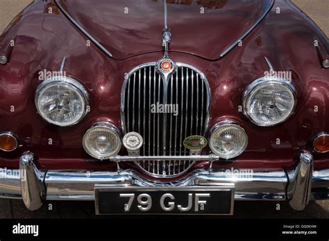 Jaguar Mk2 Front Grille Stock Photo Alamy