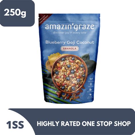 Amazin Grace Blueberry Goji Coconut Granola 250g Lazada PH