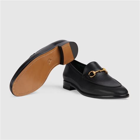 Mocassino Gucci Jordaan Donna In Pelle Nera Gucci® Italia