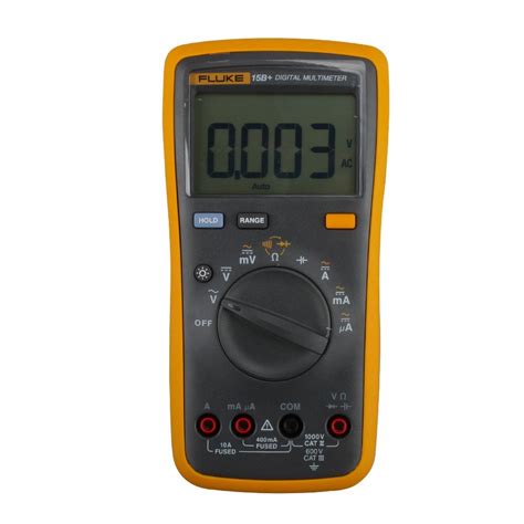 Fluke 15B Multímetro Digital Tensão AC DC 1000V Corrente 10A