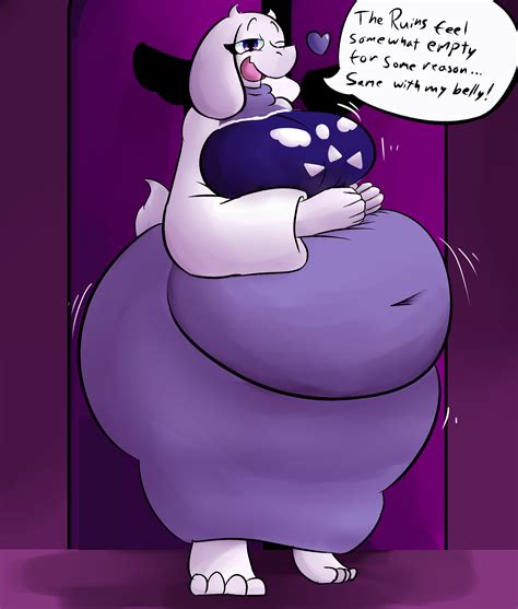 Rule 34 Anthro Belly Big Belly Furry Stomach Toriel Undertale Vore 3595393