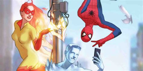 Marvel Reunites Spider Man And His Amazing Friends In Iceman