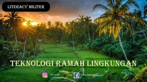 Teknologi Ramah Lingkungan Contoh Dan Fungsinya Literacy Militer