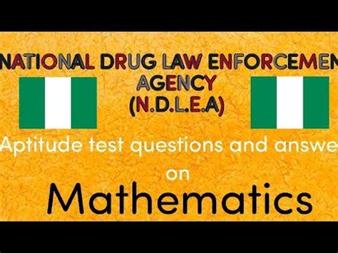 Ndlea Aptitude Test Answers Part Youtube