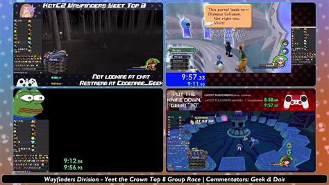 Kotc2 Wayfinders Yeet The Crown Top 8 Group Race Kh2 Randomizer