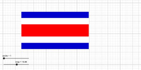 Bandera De Costa Rica GeoGebra