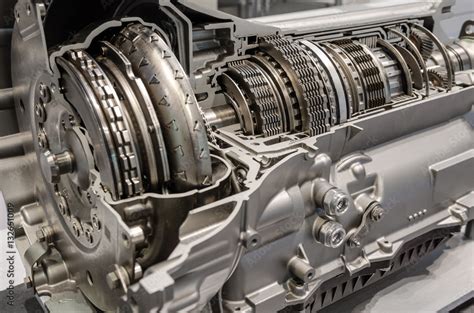 Car Transmission Cutaway Side View Stock Photo Adobe Stock