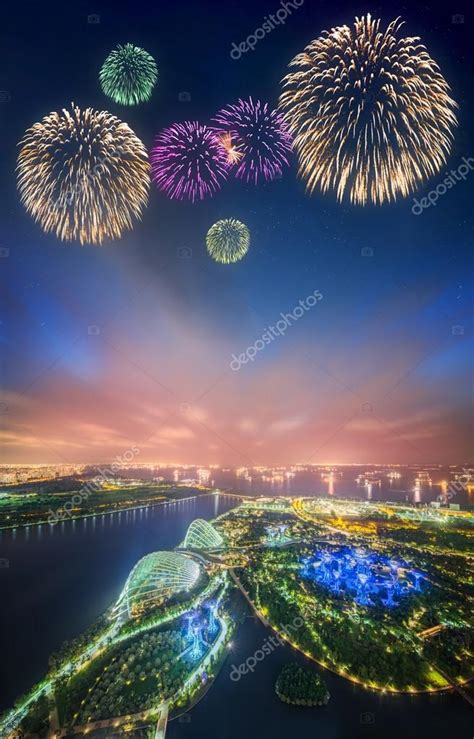 Singapore Sirca Mai Jachthafen Bucht Skyline Und Blick Auf Den