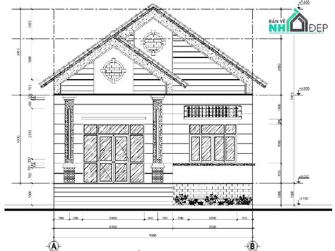 Top 50 Mẫu Bản Vẽ Cad Nhà Mái Thái đẹp Nhất