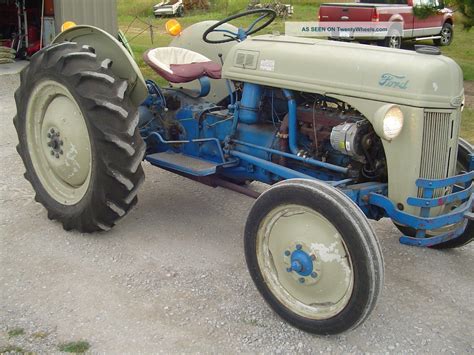 Antique Ford 8n Tractor With Pto And 3 Point