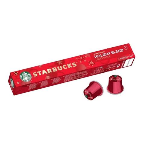 Кофе в капсулах Starbucks Nespresso Holiday Blend Limited Edition ...