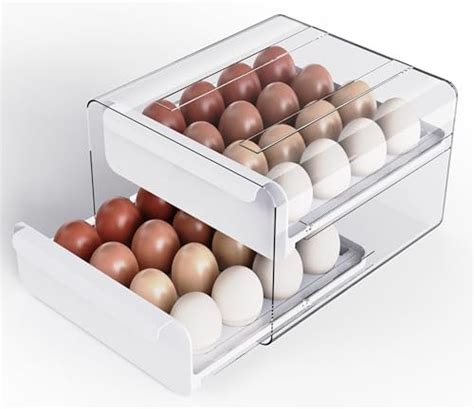 Amazon Eggs Container Fridge Organizer Storage Large Plastic