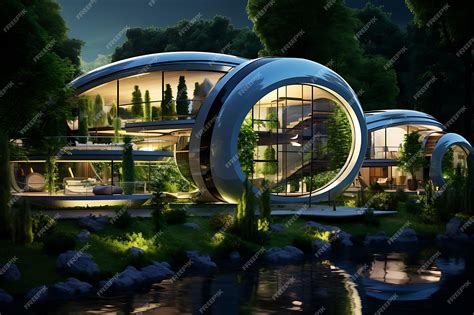 Premium Ai Image Smart And Ecofriendly Homes Future Vision