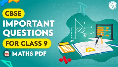 Important Questions For Class Maths Pdf Physics Wallah