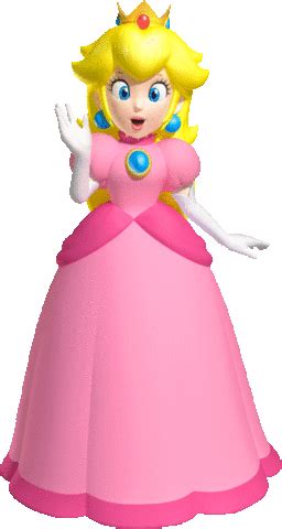 Princess Peach Sticker for iOS & Android | GIPHY