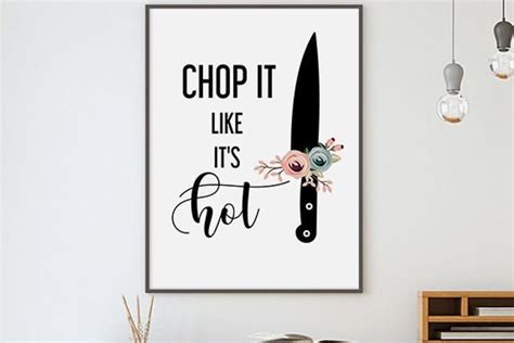 Chop It Like It S Hot Graphic By Storeartprints Creative Fabrica